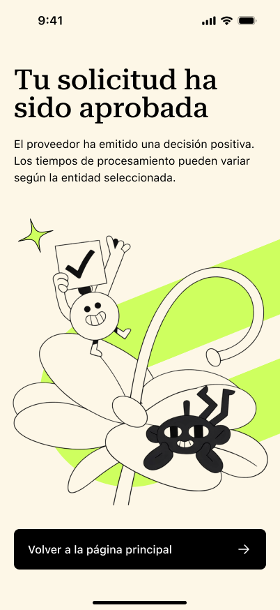 Your request was approved